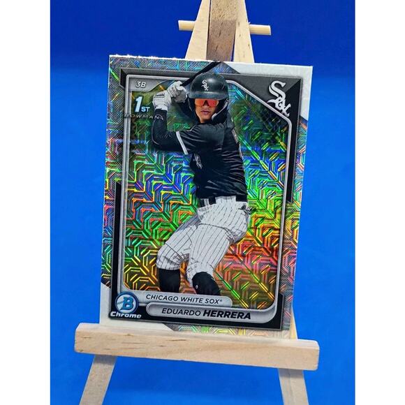 2024 Bowman Chrome - Prospects Eduardo Herrera #BCP-228 Mojo Refractor (RC) - Picture 2 of 6